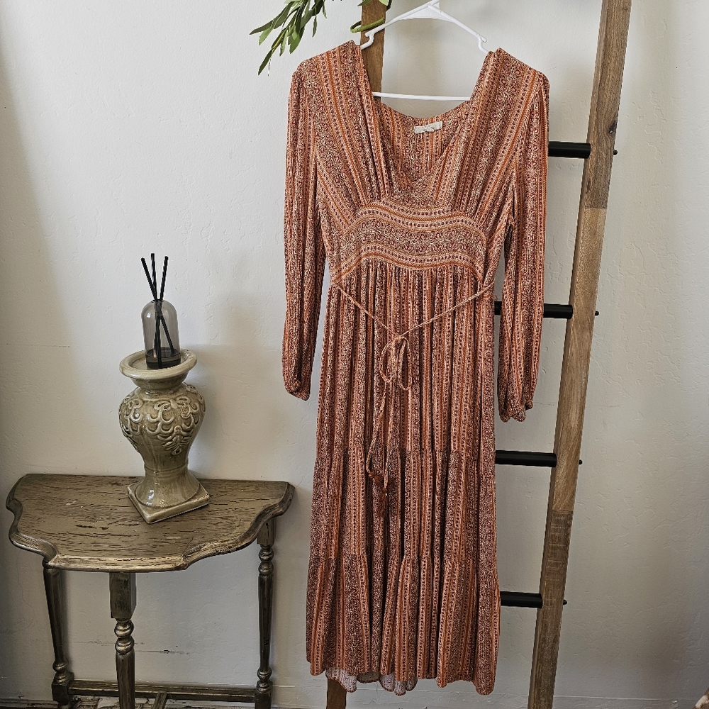 Chelsea and Violet Paisley dress.